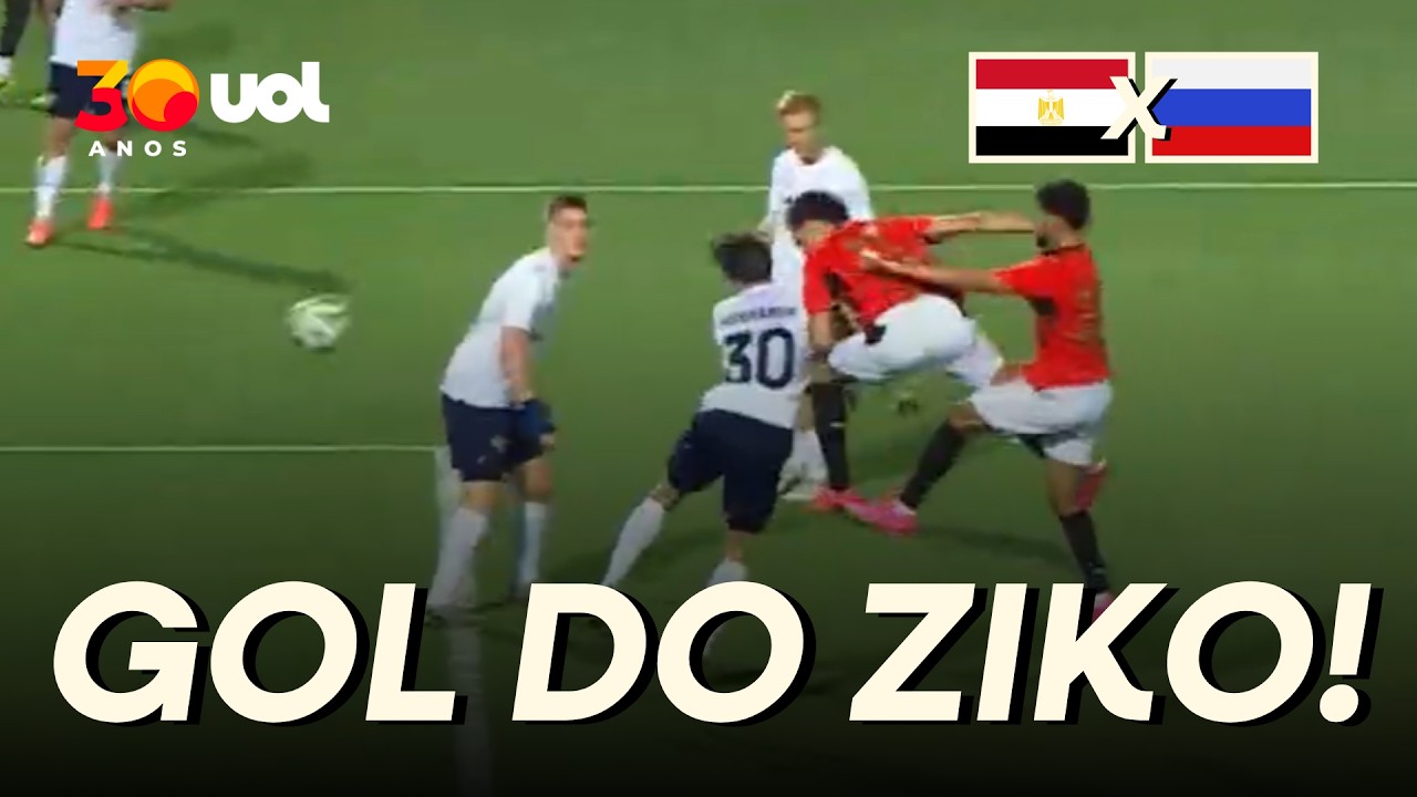 ZIKO FAZ O GOL DO EGITO! FARAÓS ABREM O PLACAR CONTRA A RÚSSIA NO AMISTOSO INTERNACIONAL