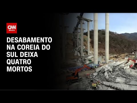 ​Desabamento de obra rodoviária na Coreia do Sul deixa mortos e feridos | CNN NOVO DIA