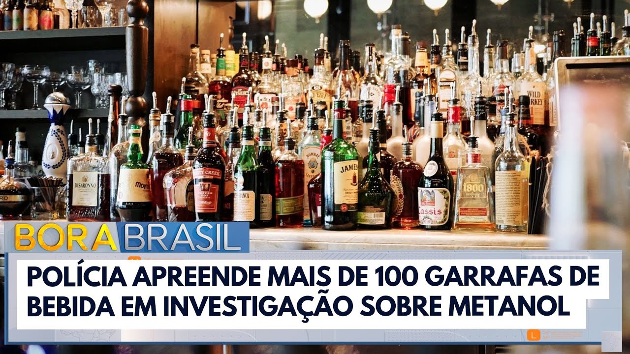 Polícia apreende mais de 100 garrafas de bebida em investigação sobre metanol