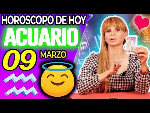 ACUARIO ♒DIOS TE ELIGIÓ🙏🙌VAS A RECIBIR ALGO GIGANTE😱 Horóscopo De Hoy 9 De Marzo 2026 | Mhoni