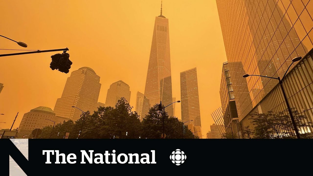 Canadian wildfire smoke envelopes huge swaths of North America