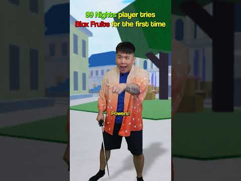 When a 99 Nights Player Tried Blox Fruits for the FIRST Time..