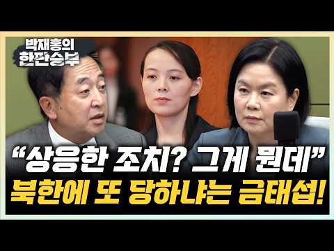 김여정, 말이나 말지" <strong>금태섭</strong> "우리도 북한 아프게할 카드 있어야"[한판승부]