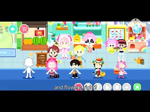 KIKI DAN MIUMIU BERJUALAN BUNGA‼️💐🌻🌺🥀🌹☘️| BABYBUS KOTA DUNIAKU