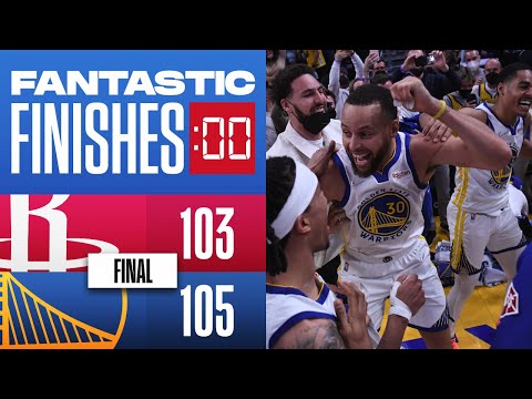 Final 1:25 WILD ENDING Warriors vs Rockets video clip