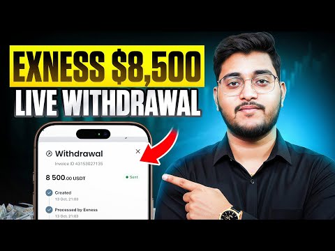 Exness Withdrawal to Indian Bank Account 2025 | Live 8500 USDT Proof & Full Process Explained