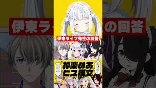神楽めあ「お医者さんからLOLを辞めろと言われた🥺」正論パンチする伊東ライフ＆かなえ先生に爆笑する犬山たまきwww #shorts