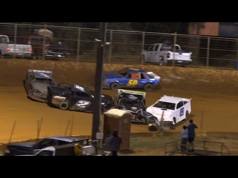 Stock 4b at Winder Barrow Speedway 10/21/2023 - dirt track racing video image
