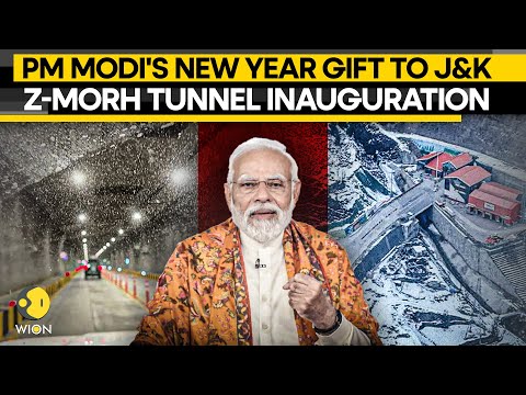 Z Morh Tunnel LIVE: PM Modi Inaugurates Strategic Sonmarg Tunnel In J&K | India News | WION