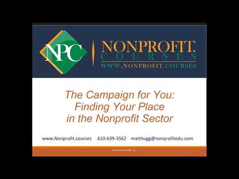 Finding Your Place in the Nonprofit Sector, with Matt Hugg