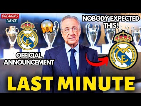 🚨URGENT! SAD ANNOUNCEMENT! THIS IS TERRIBLE FOR REAL MADRID! TRAGEDY CONFIRMED! REAL MADRID NEWS