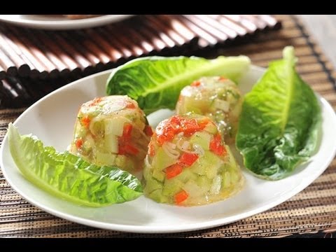 Aspic de verduras - Recetas de cocina fácil - Veggie Aspic - UCvg_5WAbGznrT5qMZjaXFGA