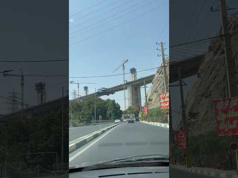 The largest bridge in the Middle East in Karaj😳