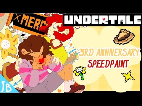 Undertale ★3RD ANNIVERSARY★ Speedpaint - Pacifist/Kill All Routes