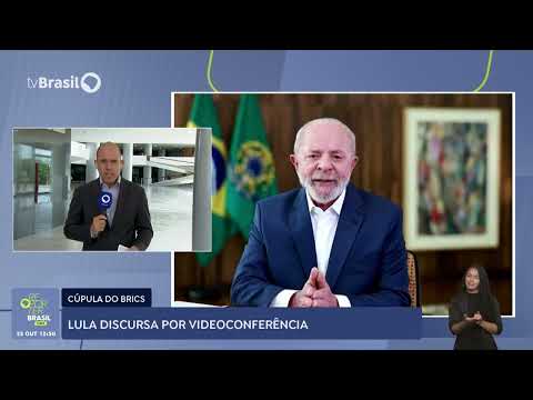 Lula discursa em Cúpula do Brics por videoconferência