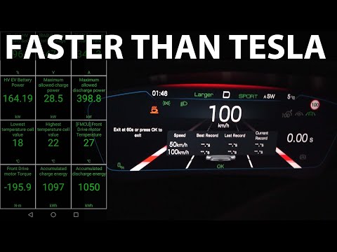 BYD Seal Performance acceleration and noise test