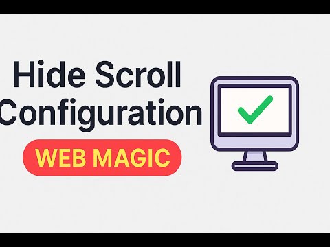 Flutter Web Scroll Configuration