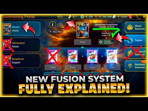 PLARIUM REPLIED... Everything You Need To Know About The New Fusion System! Raid: Shadow Legends