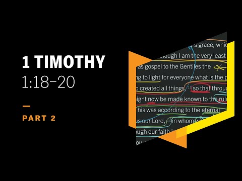 Pastor, Soldier, Athlete, Farmer, Manager: 1 Timothy 1:18–20, Part 2