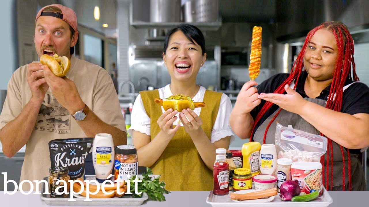 6 Pro Chefs Make Their Ultimate Hot Dog | Test Kitchen Talks | Bon Appétit