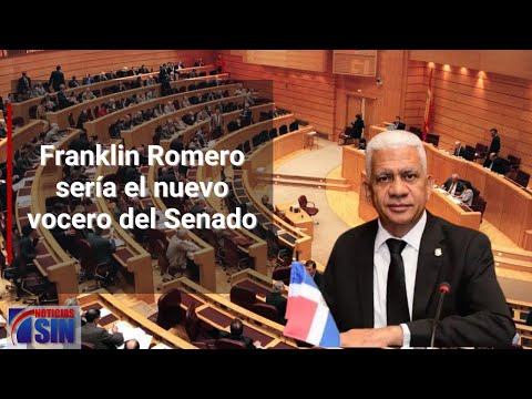 Franklin Romero sería el nuevo vocero del Senado