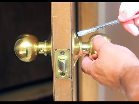 How to Replace A Door Knob Without Visible Screws - UC4V7T6gpqxRX8brwrRqpb6w