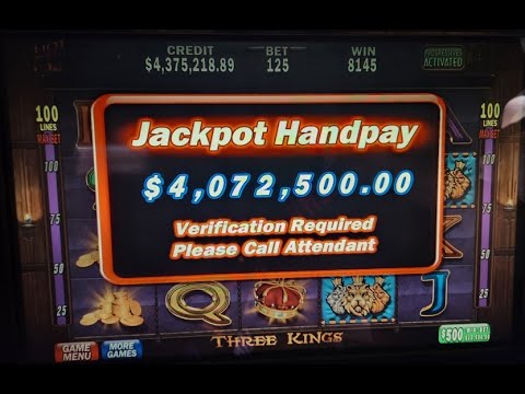 Three Kings Slot Jackpot HUGE BONUS