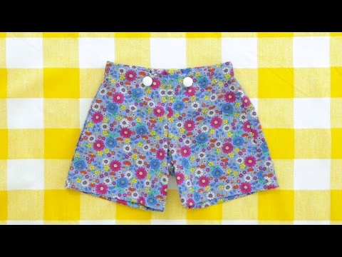 How to sew a pair of shorts with a flat front