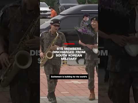BTS members discharged from South Korean military