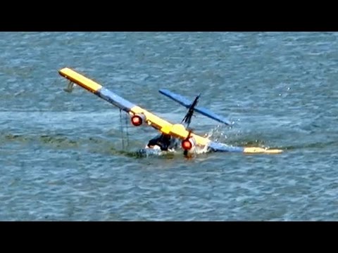 RC CATALINA WATER PLANE CRASH !!! Mit Bergung, ganz Lustig in Plau am See - UCH6AYUbtonG7OTskda1_slQ