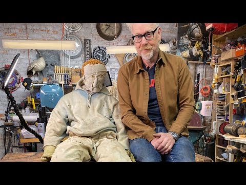 Inside Adam Savage's Cave: Leather Man Sculpture! - UCiDJtJKMICpb9B1qf7qjEOA