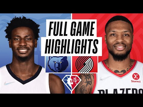 Memphis Grizzlies vs. Portland Trail Blazers Full Game Highlights | December 15 | 2022 NBA Season