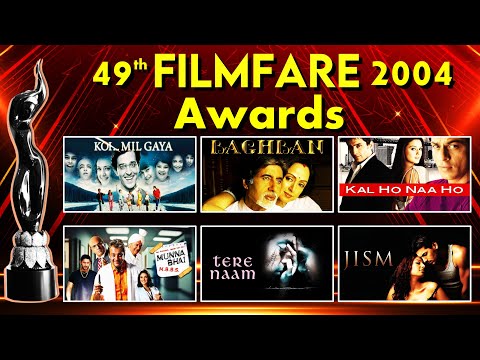 Filmfare Awards 2004 | 49th Edition | फिल्मफेयर अवार्ड 49वां संस्करण | Hrithik, Preity, Sonu, Shreya