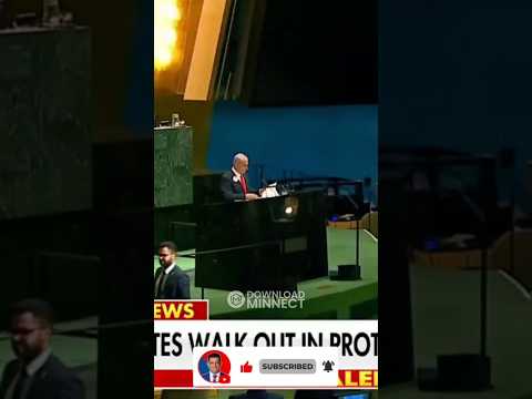 UN Members WALK Out on Netanyahu’s Speech
