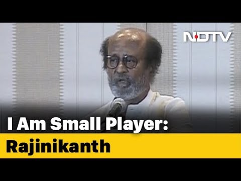 Video - Tamilnadu Politics - RAJANIKANTH Says Never Aspired To Become Chief Minister, Only Want Change #India