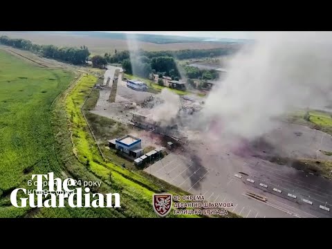 Ukraine release footage they say shows first moments of Ukraine's incursion into Russia
