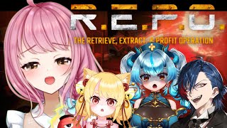 【 R.E.P.O 】完全初見のホラーゲーム！？やってみるぅううぅううう！！！【 七海仁美　w/こなたきなこ 紅桃あると 狐賀アクト】#de