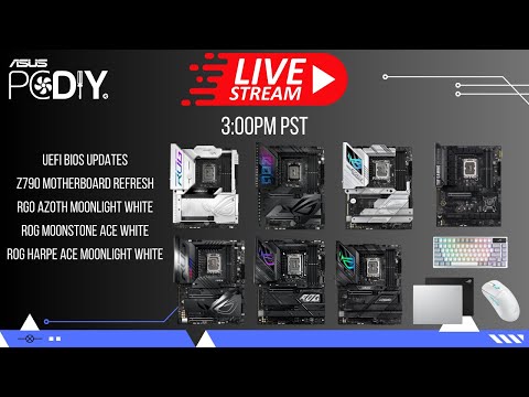 PCDIY Show #105 - Refresh Z790 Motherboards ROG MAXIMUS, ROG STRIX & TUF GAMING!