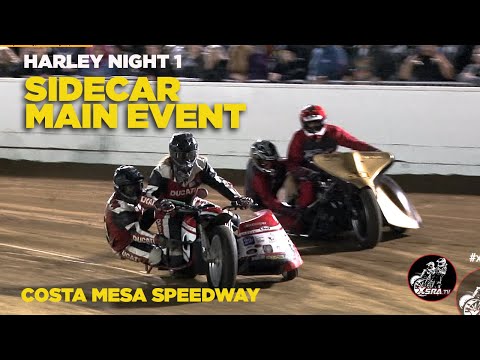 911 Wins SIDECAR Main Event! Costa Mesa Speedway #sidecars #racing #fypシ - dirt track racing video image
