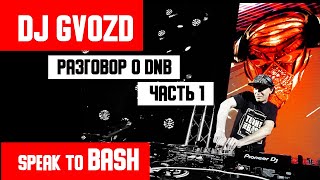 DJ GVOZD - Разговор о Drum and Bass - Истории - Пати - Размышления - часть 1 - Speak to Bash