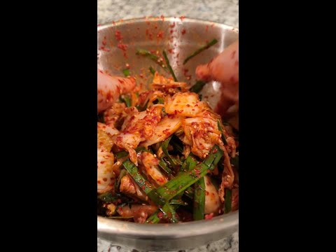 Non-fermented Kimchi
