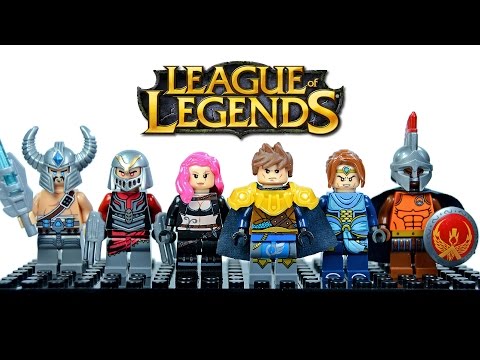 LEGO League of Legends KnockOff Minifigures Set 2 w/ Garen Katarina Pantheon Xin Zhao & Zed - UC-4G49konaVc4Zyw9SNGc4w