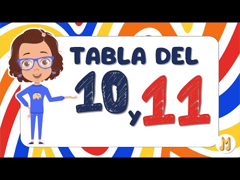Desafía tu mente con las tablas del 10 y el 11 con nuestra canción pegajosa.