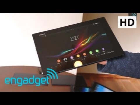 Sony Xperia Tablet Z hands-on | Engadget - UC-6OW5aJYBFM33zXQlBKPNA