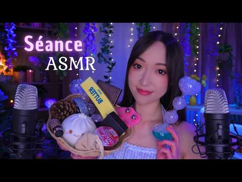Séance ASMR ✨ 17 triggers en binaural pour bien dormir 🎧🌙 (avec les nouveaux micros)