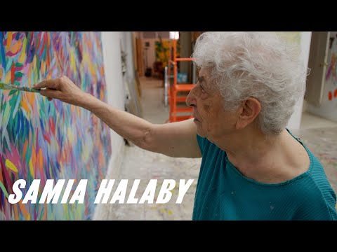 Palestinian artist Samia Halaby - "I see incredible beauty"