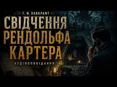СВІДЧЕННЯ РЕНДОЛЬФА КАРТЕРА | Г. Ф. Лавкрафт — аудіооповідання