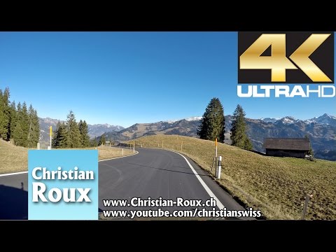 SPEED 1-2X UHD - Switzerland 304 (Camera on board): Col du Jaun depuis Bulle (Hero4) - UCEFTC4lgqM1ervTHCCUFQ2Q