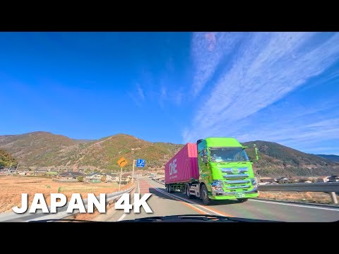 【4K】山梨縦断ドライブ！国道52号を北上して道の駅8箇所を巡る旅。[1時間30分]