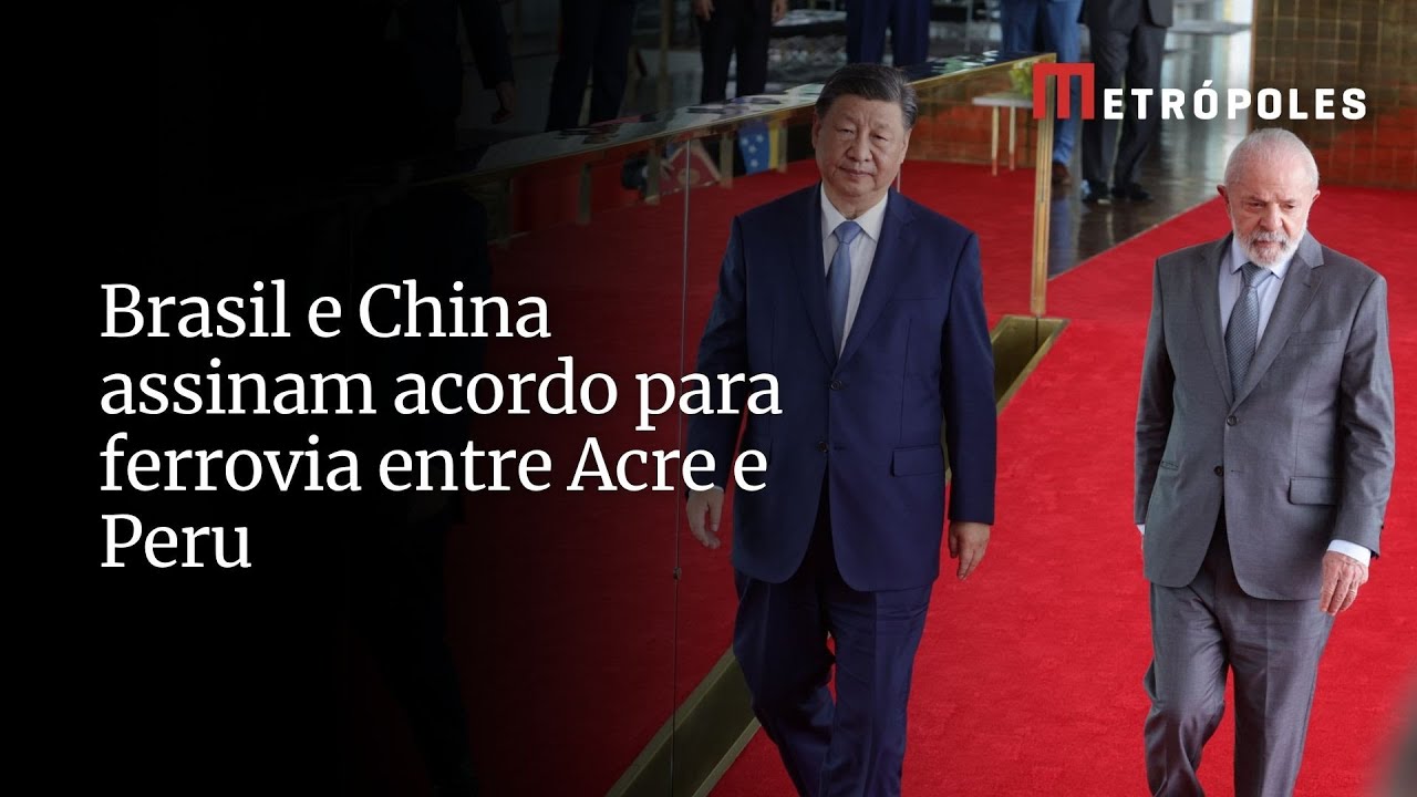Brasil e China assinam acordo para ferrovia entre Acre e Peru
